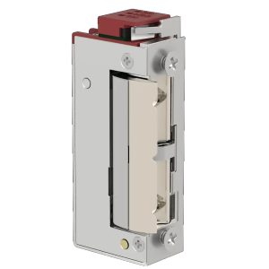 O&C 5U8X10 feszültségre záró keskeny elektromos zár, visszajelzéssel, 10-24Vdc