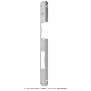 eFF FF-51335-05 hajlított rozsdamentes zárpajzs – jobbos